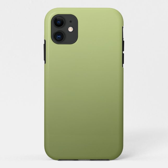 ONLY COLOR gradients - olive green Case-Mate iPhone Case (Back)
