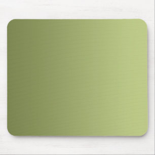 ONLY COLOR gradients - olive green Mouse Pad