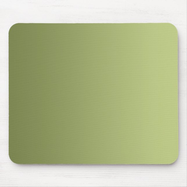 ONLY COLOR gradients - olive green Mouse Pad (Front)