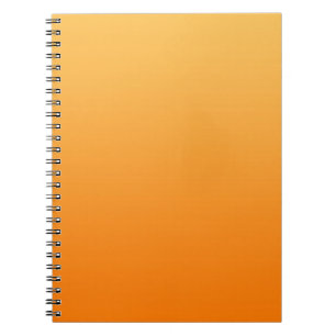 ONLY COLOR gradients - orange Notebook