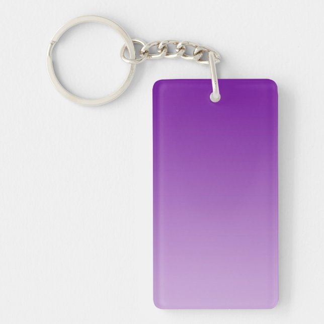 ONLY COLOR gradients - purple Key Ring (Front)