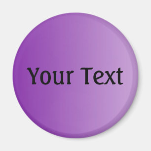 ONLY COLOR gradients purple + your text Magnet