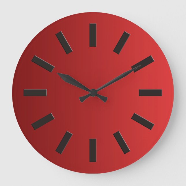 ONLY COLOR gradients - red love + clock face I (Front)