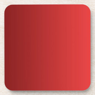 ONLY COLOR gradients - red love Coaster