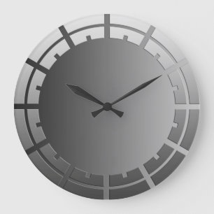 ONLY COLOR gradients - ring clock face grey