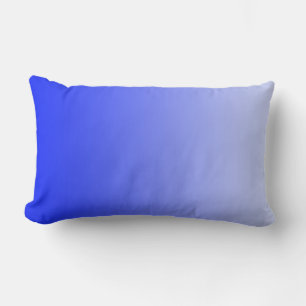 ONLY COLOR gradients - royal blue Lumbar Cushion