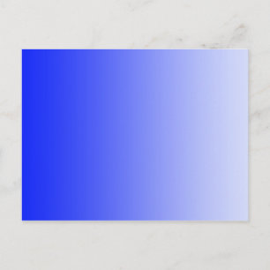 ONLY COLOR gradients - royal blue Postcard