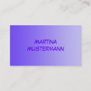ONLY COLOR gradients - violet Business Card