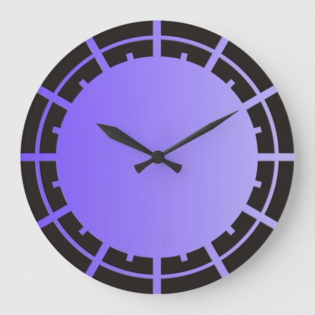 ONLY COLOR gradients violet - ring clock face (Front)