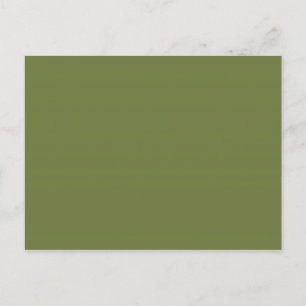 ONLY COLOR - olive green Postcard