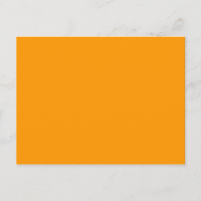 ONLY COLOR - orange Postcard (Front)