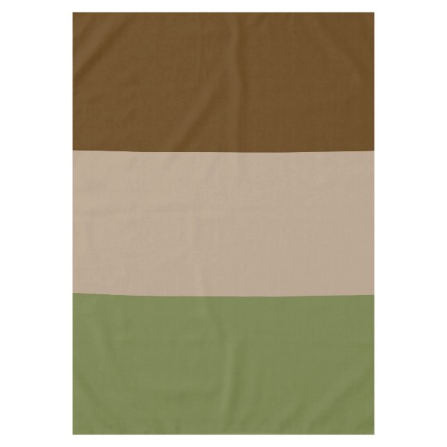 ONLY COLOR pattern dark green brown + your backgr. Tablecloth (Front)