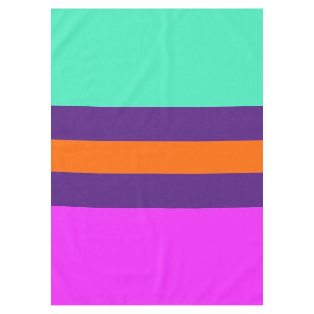 ONLY COLOR pattern mint pink + your backgr. Tablecloth (Front)
