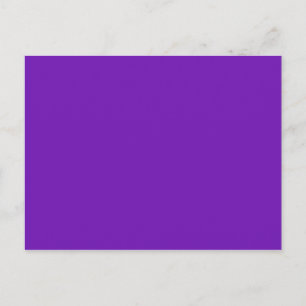 ONLY COLOR - purple Postcard