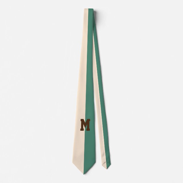 Only Colour Backgr. - 1/2 cream + your idea Tie (Front)