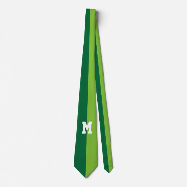Only Colour Backgr. - 1/2 dark green + your idea Tie (Front)