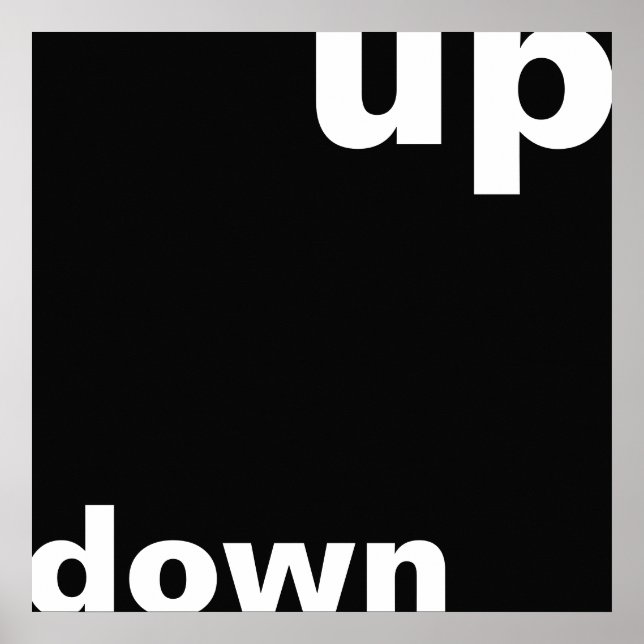 Only Colour Background - black + your ideas Poster (Front)