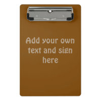 Only Colour Background - brown + your ideas