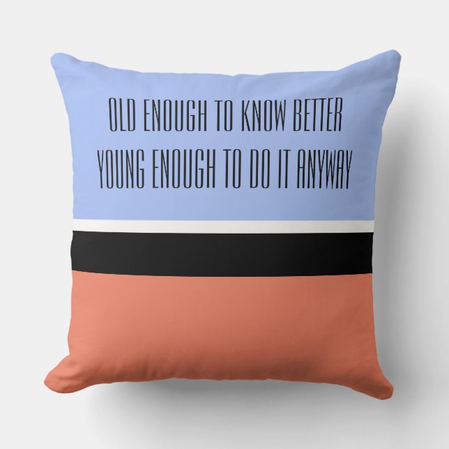 Only Colour Background - light blue + your ideas Cushion (Front)