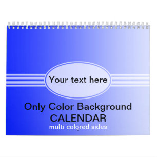 Only Colour Gradients Calendar - multi coloured