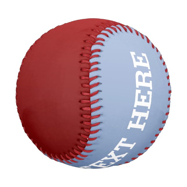 Only Colour gradients - dark blue & dark red Baseball (Angled)
