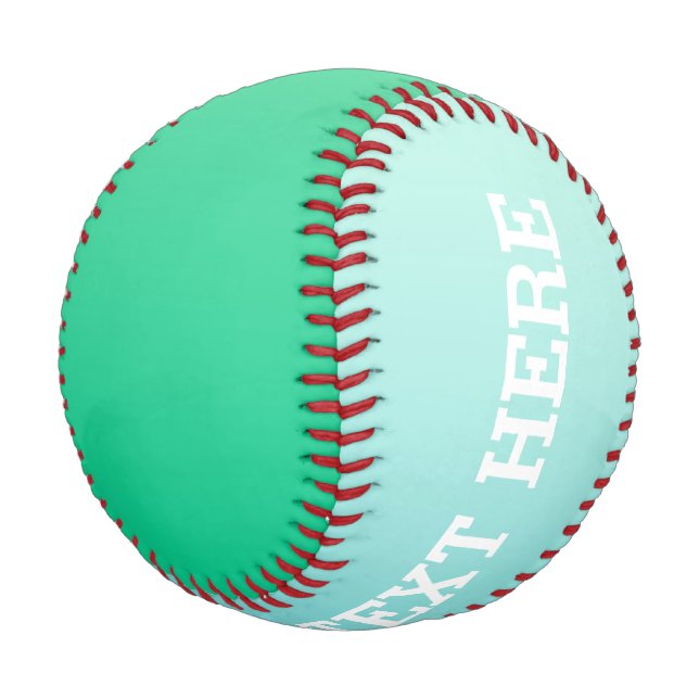 Only Colour gradients - Ocean blue & ocean green Baseball (Angled)