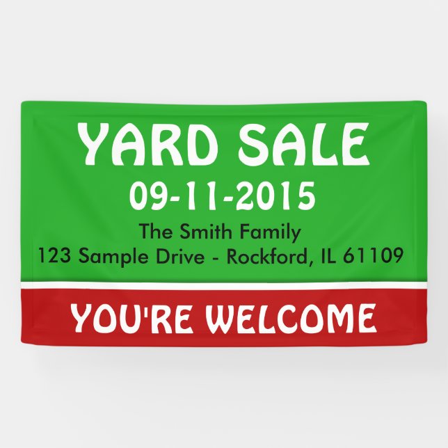 Only Colour grass green & stripe + your idea Banner (Horizontal)