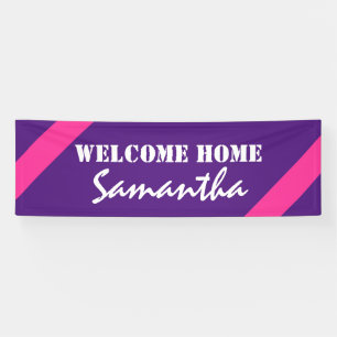 Only Colour pink & Words + your ideas Banner