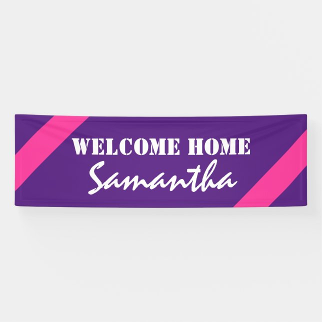 Only Colour pink & Words + your ideas Banner (Horizontal)