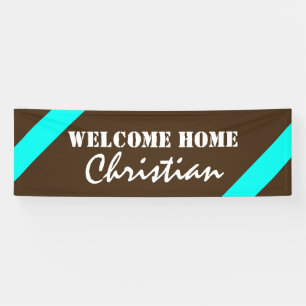 Only Colour turquoise & Words + your ideas Banner