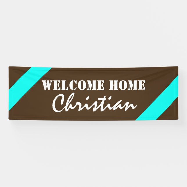 Only Colour turquoise & Words + your ideas Banner (Horizontal)