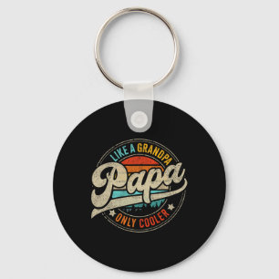 Only Cooler Vintage For Grandpa Fathers Day Birthd Key Ring