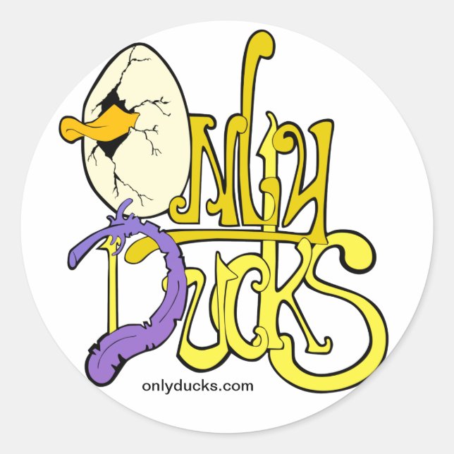 Only Ducks Logo Stickers (Front)