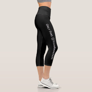 Only Fans Handle, Advertisement Capri Leggings