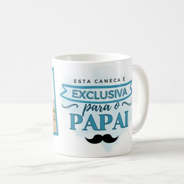 Only for Daddy with Photo Coffee Mug (Front Right)