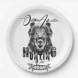 Only for real hunters paper plates