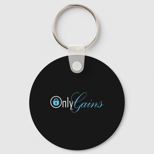 Only Gains Fitness Studio 1  Key Ring (Front)