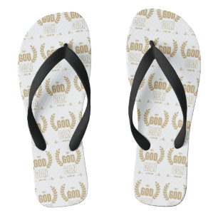 Only God Can Judge Me Bible White Unisex Thongs