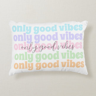 only good vibes decorative cushion