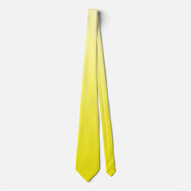 Only Gradients Colour - lemon + your idea Tie (Front)