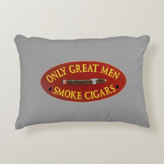 Only Great Men Smoke Cigars Decorative Cushion