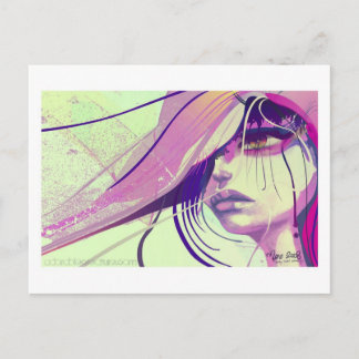 Only Half Crazy Postcard