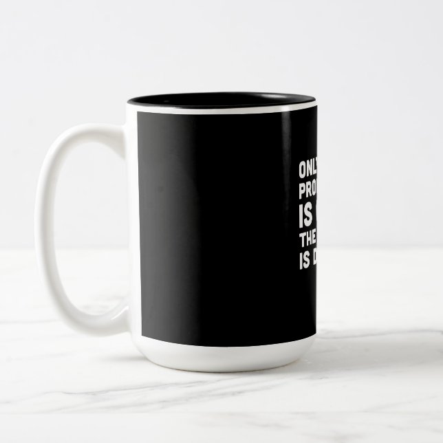 Only Half Of Programming Is Coding Two-Tone Coffee Mug (Left)