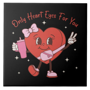 Only Heart Eyes For You Ceramic Tile