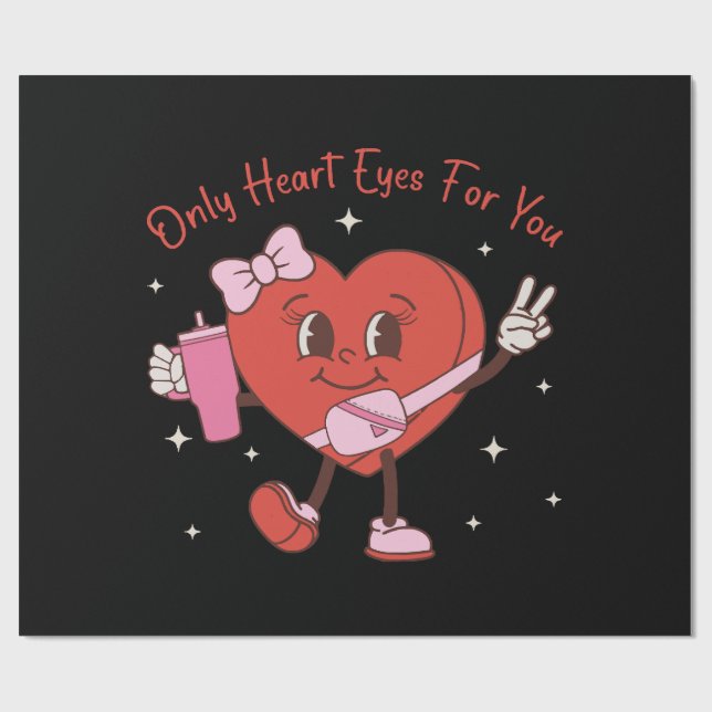 Only Heart Eyes For You Wrapping Paper (Flat)