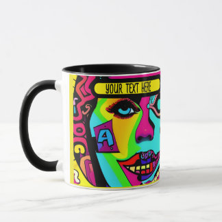 only her pshycodelic editable mug