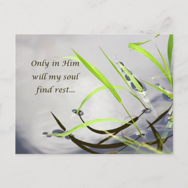 Only in Him Postcard (Front)