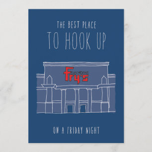 Only in Silicon Valley Greeting Card: Friday Night Card