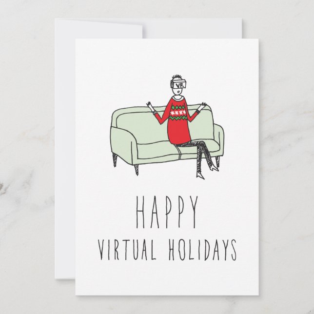 Only in Silicon Valley Greeting Card: Holidays Holiday Card (Front)