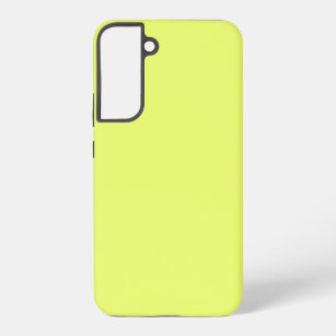 Only lime yellow cool solid colour OSCB20 Samsung Galaxy Case